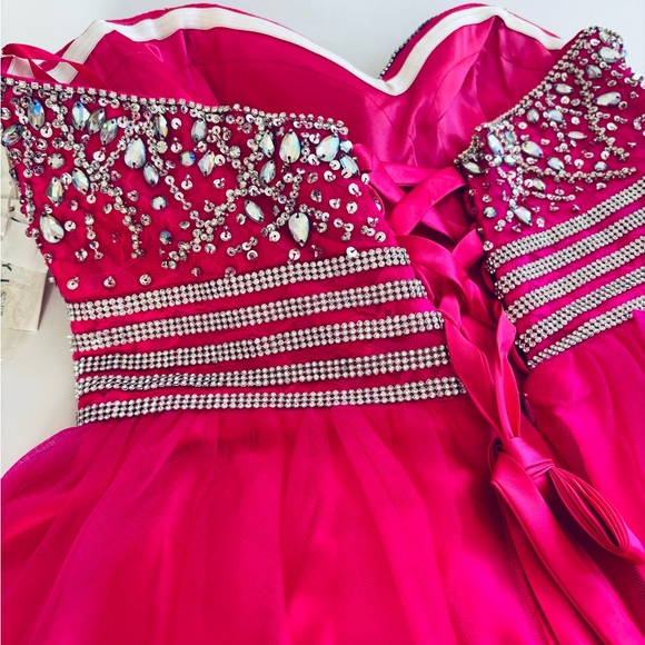 NWT Anny Lee Corset back Puffy tutu skirt Party Prom Evening Skater Dress, S-3XL - Picture 3 of 12